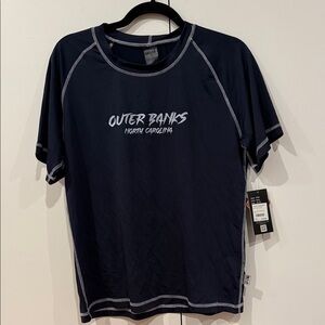 Outer Banks North Carolina Boys Navy Rashguard